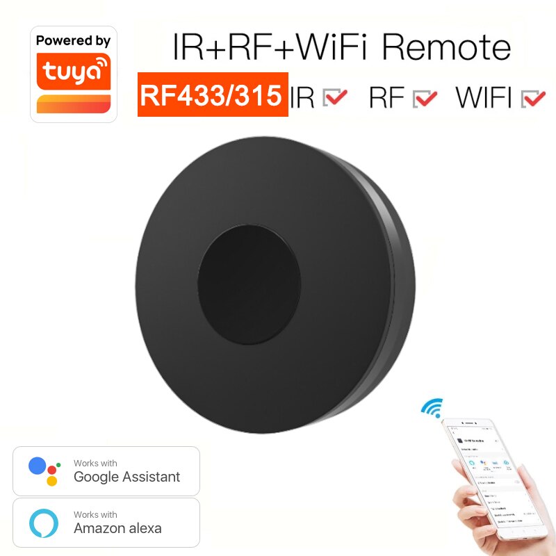 Tuya Ʈ RF315/433 IR   WiFi Ʈ Ȩ   TV  Alexa,Google Assistant  